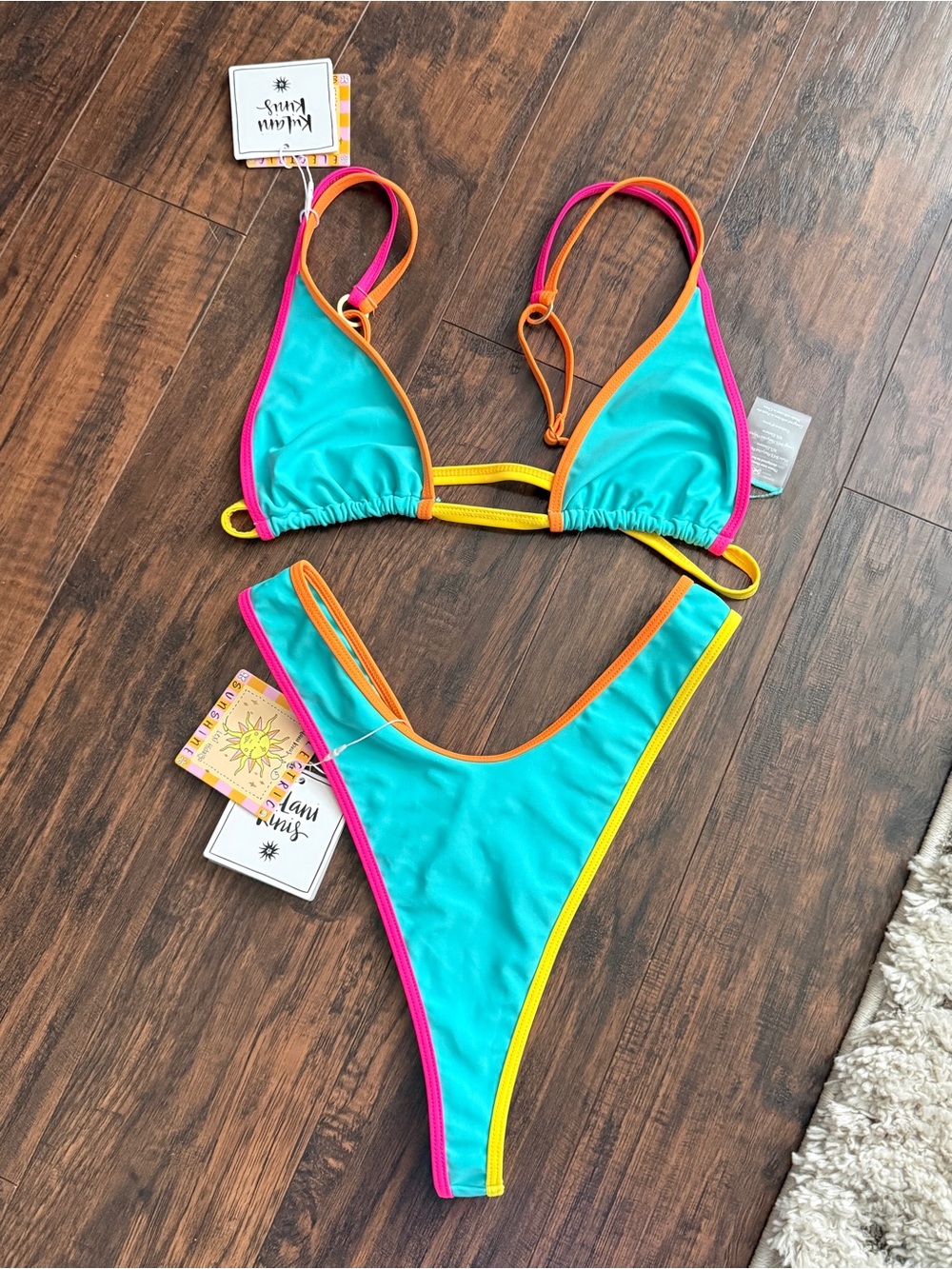 Kulani Kinis Bikini Set - Confetti NWT